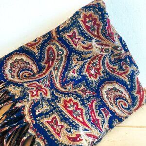 Perry Ellis Vintage Paisley Scarf With Soft Brushed Finish
